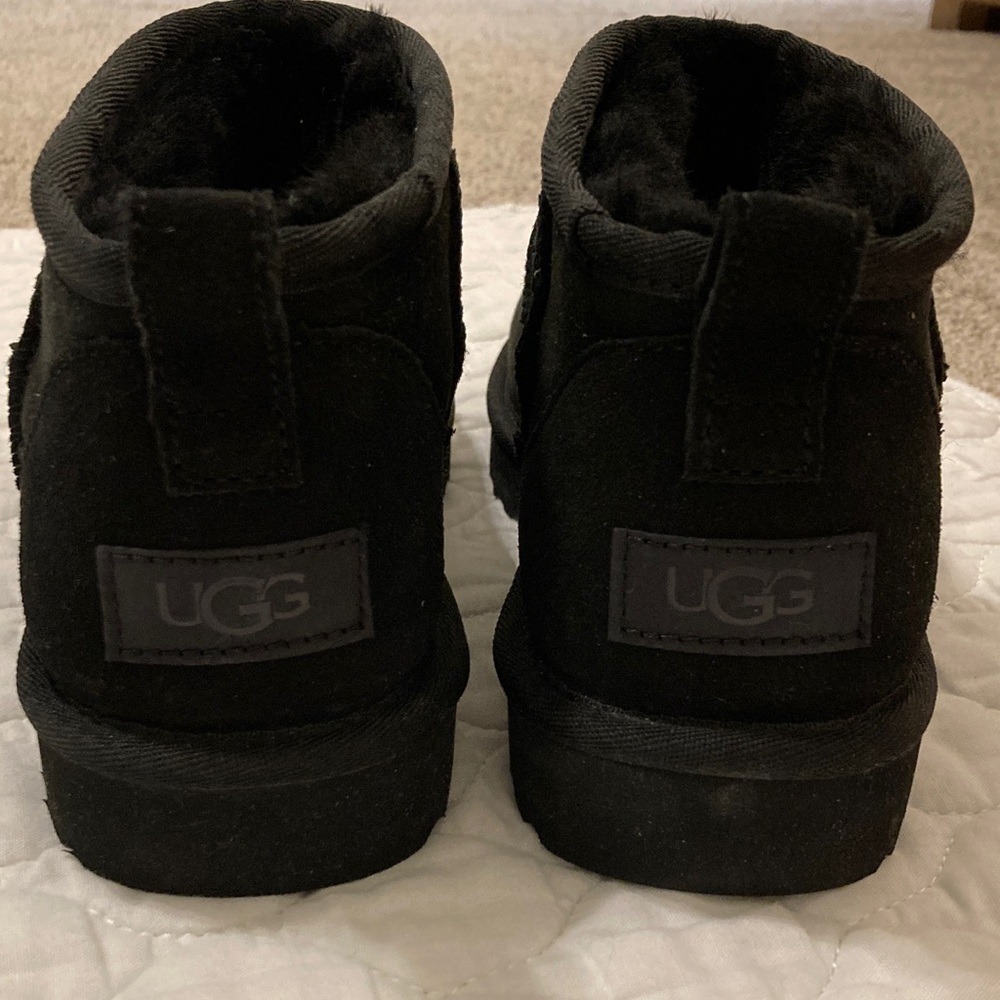 UGG Black Ankle Boots - Picture 2 of 4